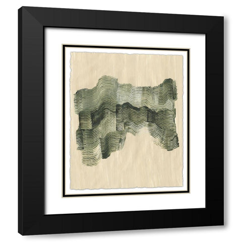 Chlorophyll I Black Modern Wood Framed Art Print with Double Matting by Lam, Vanna