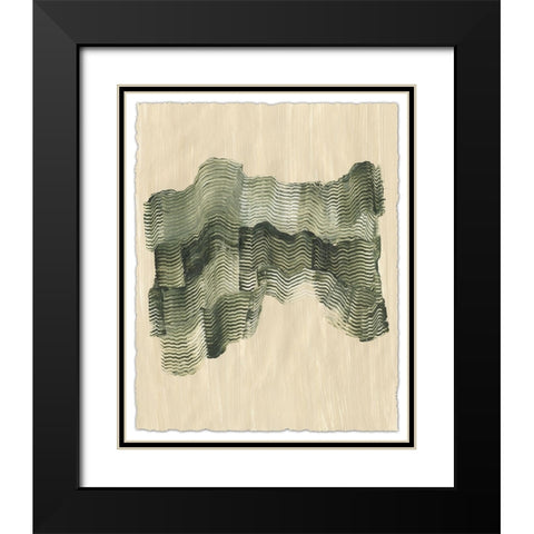 Chlorophyll I Black Modern Wood Framed Art Print with Double Matting by Lam, Vanna