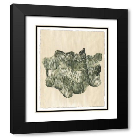 Chlorophyll II Black Modern Wood Framed Art Print with Double Matting by Lam, Vanna