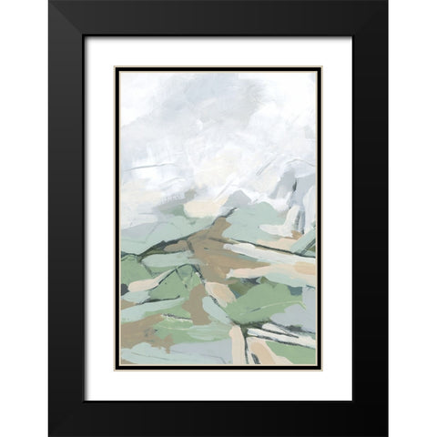 Snowcap Valley I Black Modern Wood Framed Art Print with Double Matting by Vess, June Erica