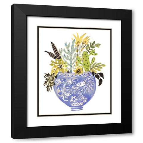 Sweet Arrangement IV Black Modern Wood Framed Art Print with Double Matting by Fields, Karen