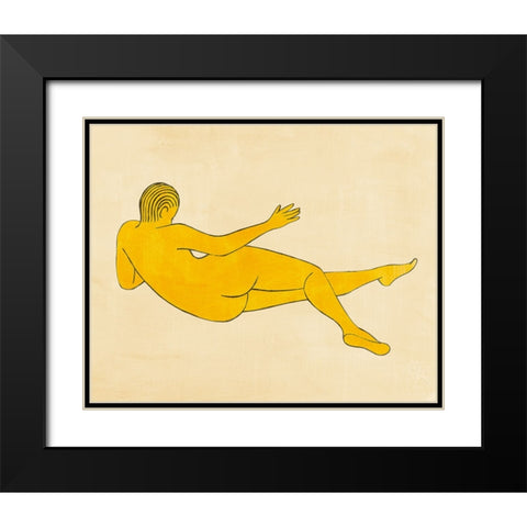 Sunshine Lounge I Black Modern Wood Framed Art Print with Double Matting by Popp, Grace