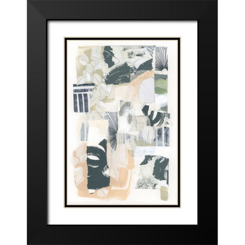 Washi Panel I Black Modern Wood Framed Art Print with Double Matting by Vess, June Erica