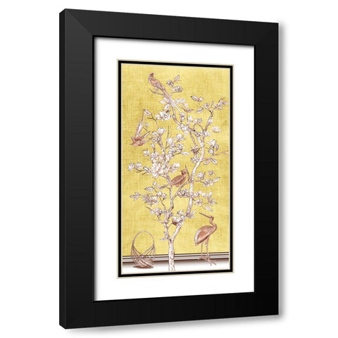 Nature in Autumn I Black Modern Wood Framed Art Print with Double Matting by Wang, Melissa