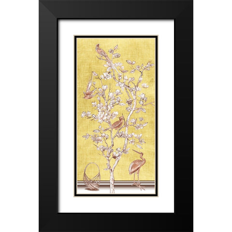 Nature in Autumn I Black Modern Wood Framed Art Print with Double Matting by Wang, Melissa