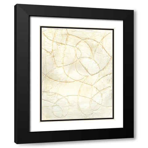 Curved Conduits I Black Modern Wood Framed Art Print with Double Matting by Willett, Michael