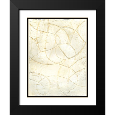 Curved Conduits I Black Modern Wood Framed Art Print with Double Matting by Willett, Michael