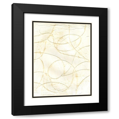 Curved Conduits II Black Modern Wood Framed Art Print with Double Matting by Willett, Michael