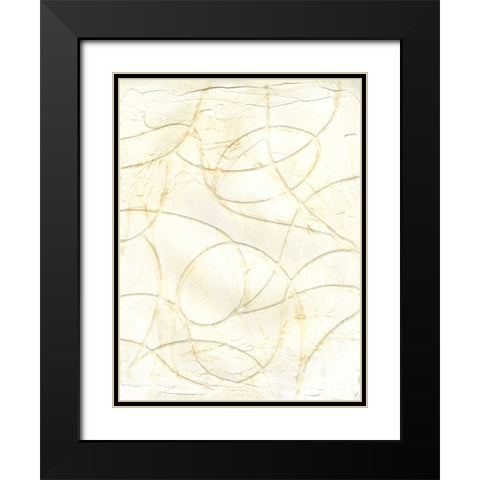 Curved Conduits II Black Modern Wood Framed Art Print with Double Matting by Willett, Michael