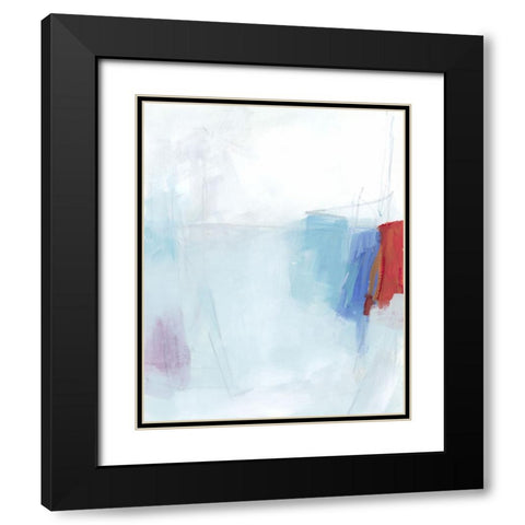 Available Space II Black Modern Wood Framed Art Print with Double Matting by Vess, June Erica