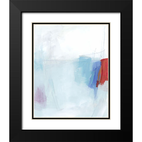 Available Space II Black Modern Wood Framed Art Print with Double Matting by Vess, June Erica