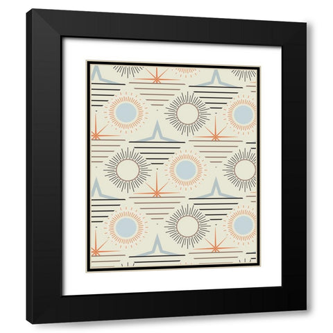 Sunrise Passage I Black Modern Wood Framed Art Print with Double Matting by Wang, Melissa