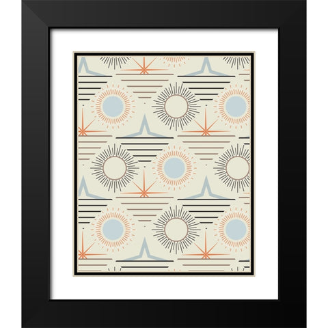 Sunrise Passage I Black Modern Wood Framed Art Print with Double Matting by Wang, Melissa