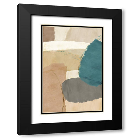 Rhythm and Flow II Black Modern Wood Framed Art Print with Double Matting by Kouta, Flora