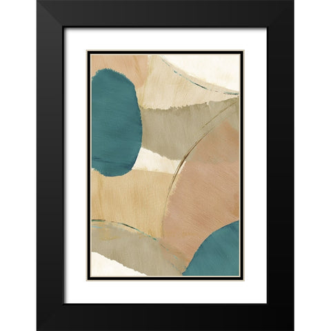 Rhythm and Flow III Black Modern Wood Framed Art Print with Double Matting by Kouta, Flora