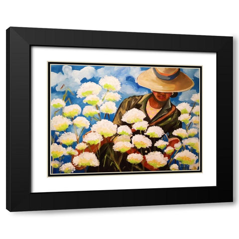 Some Day Sharecropper I Black Modern Wood Framed Art Print with Double Matting by McGee, Janie
