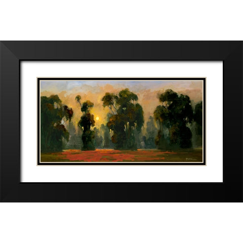 Sun Glint I Black Modern Wood Framed Art Print with Double Matting by Stevens, Allayn