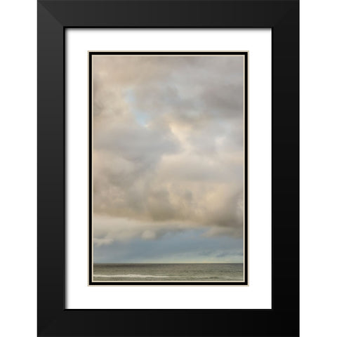 Clouds And Light I Black Modern Wood Framed Art Print with Double Matting by Poinski, Dianne