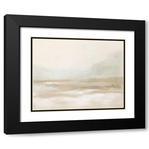 Neutral Mist Mesa I Black Modern Wood Framed Art Print with Double Matting by Vess, June Erica