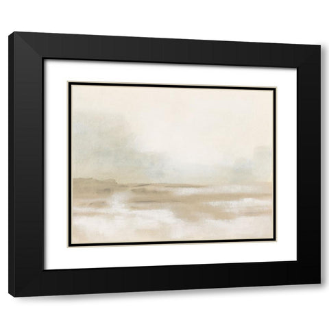 Neutral Mist Mesa II Black Modern Wood Framed Art Print with Double Matting by Vess, June Erica