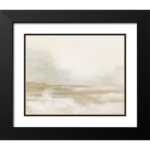 Neutral Mist Mesa II Black Modern Wood Framed Art Print with Double Matting by Vess, June Erica
