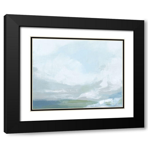 Shetland Sky I Black Modern Wood Framed Art Print with Double Matting by Vess, June Erica