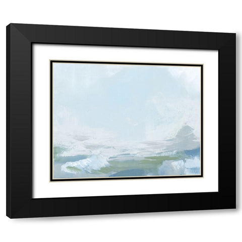 Shetland Sky II Black Modern Wood Framed Art Print with Double Matting by Vess, June Erica