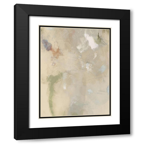 Muted Pastel IV Black Modern Wood Framed Art Print with Double Matting by Barnes, Victoria