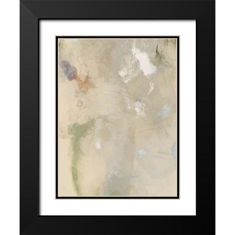 Muted Pastel IV Black Modern Wood Framed Art Print with Double Matting by Barnes, Victoria