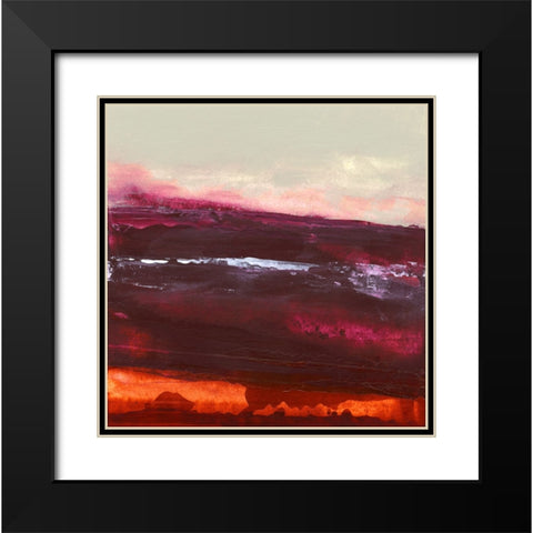 Enchant II Black Modern Wood Framed Art Print with Double Matting by Gordon, Sharon