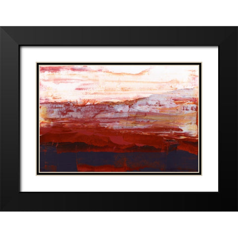 Summerset II Black Modern Wood Framed Art Print with Double Matting by Gordon, Sharon