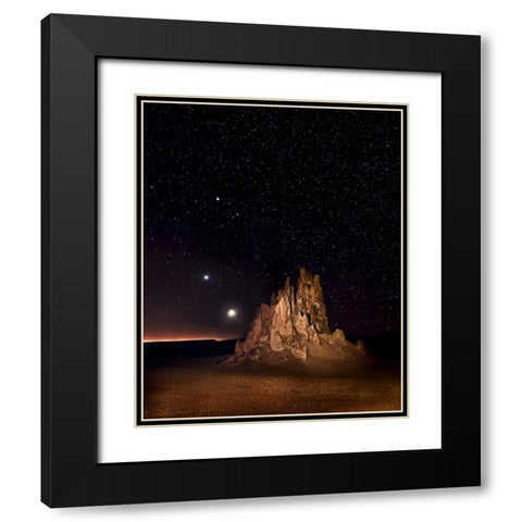 Monument to the Sky I Black Modern Wood Framed Art Print with Double Matting by Drost, David