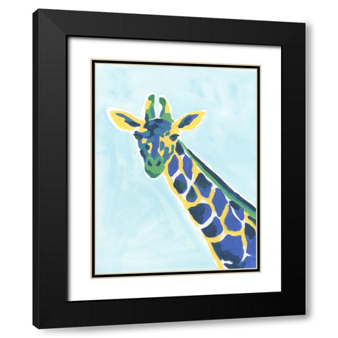 Savannah Pop IV Black Modern Wood Framed Art Print with Double Matting by Vess, June Erica
