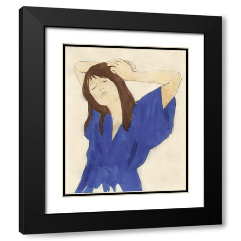 Fashion Maven I Black Modern Wood Framed Art Print with Double Matting by Barnes, Victoria