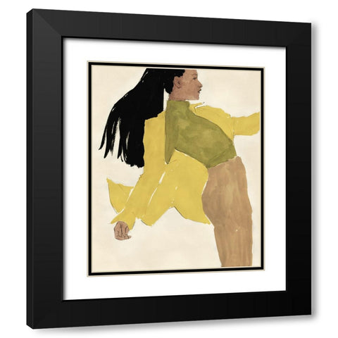 Fashion Maven III Black Modern Wood Framed Art Print with Double Matting by Barnes, Victoria