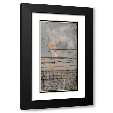 Subtle Symphony II Black Modern Wood Framed Art Print with Double Matting by Goldberger, Jennifer