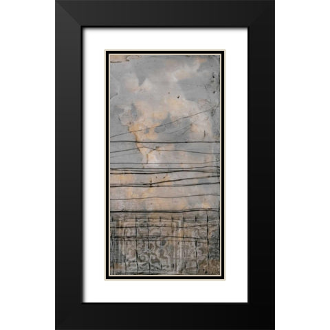 Subtle Symphony II Black Modern Wood Framed Art Print with Double Matting by Goldberger, Jennifer