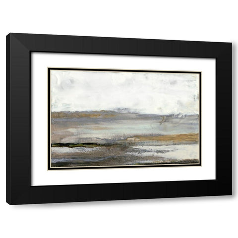 Gray Mist III Black Modern Wood Framed Art Print with Double Matting by Maleki, Ferdos