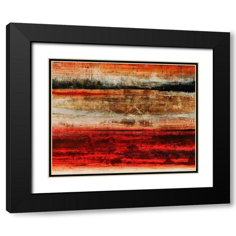 Art Zero II Black Modern Wood Framed Art Print with Double Matting by Douglass, Farrell
