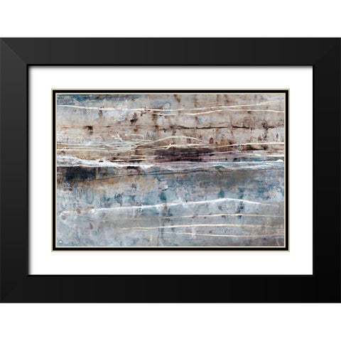 Counterbalance Coast Black Modern Wood Framed Art Print with Double Matting by Henry, Alexys