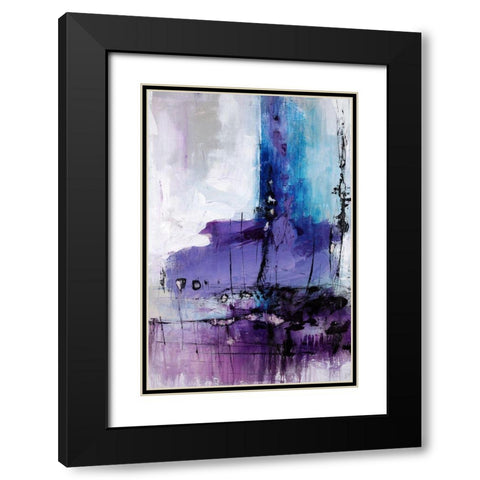 Donde Black Modern Wood Framed Art Print with Double Matting by Schicker, Joshua