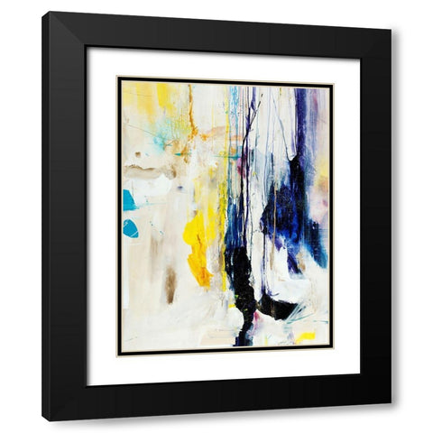 Frosted Black Modern Wood Framed Art Print with Double Matting by Maas, Jodi