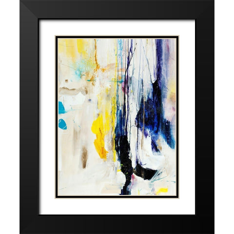 Frosted Black Modern Wood Framed Art Print with Double Matting by Maas, Jodi