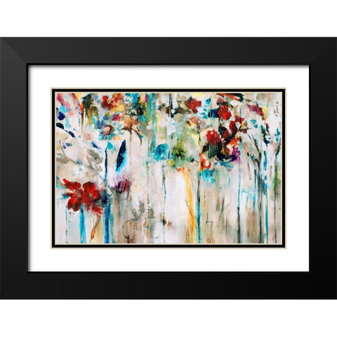Honeybee Bait Black Modern Wood Framed Art Print with Double Matting by Maas, Jodi