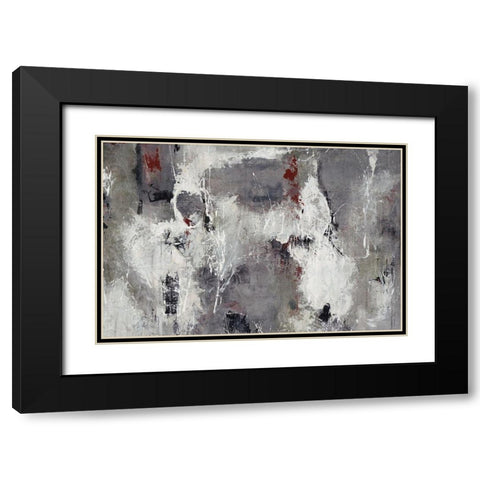 Labyrinthine Black Modern Wood Framed Art Print with Double Matting by Schicker, Joshua