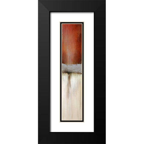 On the Way I Black Modern Wood Framed Art Print with Double Matting by Edmunds, Sydney