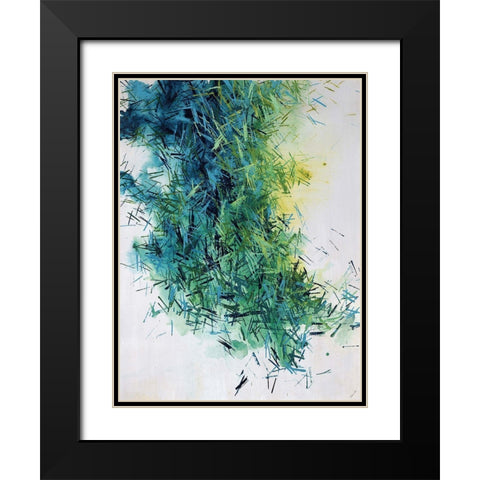 To the Point I Black Modern Wood Framed Art Print with Double Matting by Edmunds, Sydney