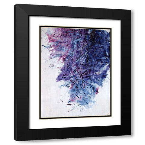 To the Point II Black Modern Wood Framed Art Print with Double Matting by Edmunds, Sydney