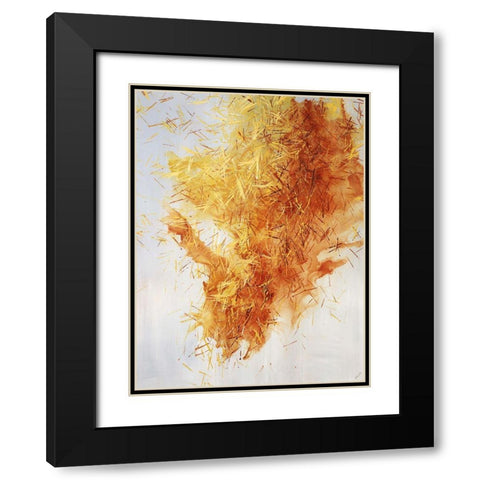 To the Point III Black Modern Wood Framed Art Print with Double Matting by Edmunds, Sydney