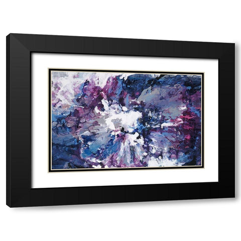 Violet Waters Seduction Black Modern Wood Framed Art Print with Double Matting by Edmunds, Sydney